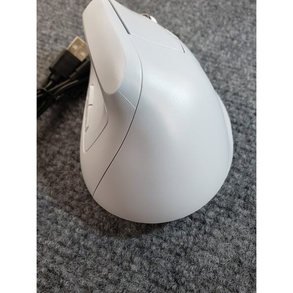 Ergonomic Mouse Bluetooth Wireless, Vertical Mouse Small Mouse w 6 Buttons Blue - Picture 6 of 11